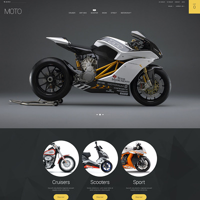 Motorsports Store Magento Theme (Magento theme for car, automotive, and vehicle stores) Item Picture