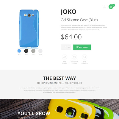 Mujjo Magento Theme (Magento theme for electronics stores) Item Picture