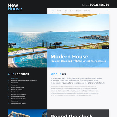 New House Joomla Template (Joomla theme for real estate) Item Picture