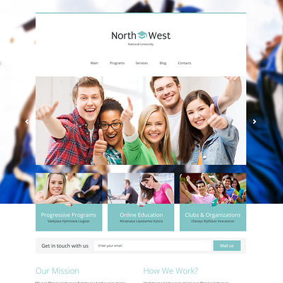 North West WordPress Theme (education WordPress theme) Item Picture