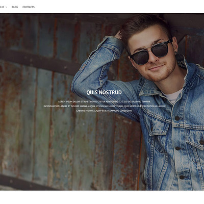 Online Portfolio WordPress Theme (WordPress theme for photogaphers) Item Picture