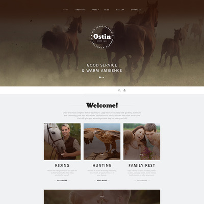 Ostin Joomla Template (Joomla theme for agriculture and farms) Item Picture