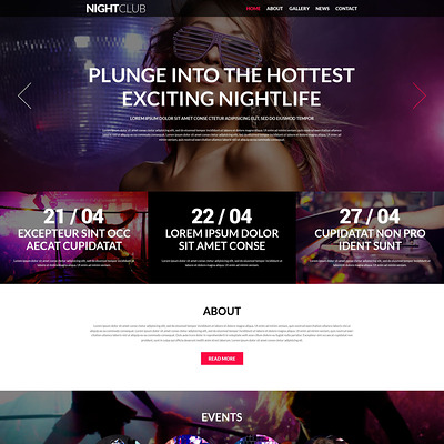 Party Animals Nightclub Joomla Template (Joomla template for night clubs) Item Picture