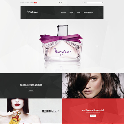 Perfume Magento Theme (Magento theme for hair and beauty products) Item Picture