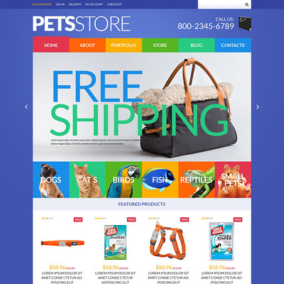 Pets Store WooCommerce Theme (WooCommerce theme for animals and pets) Item Picture