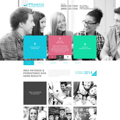 Phoenix WordPress Theme (education WordPress theme) Item Picture