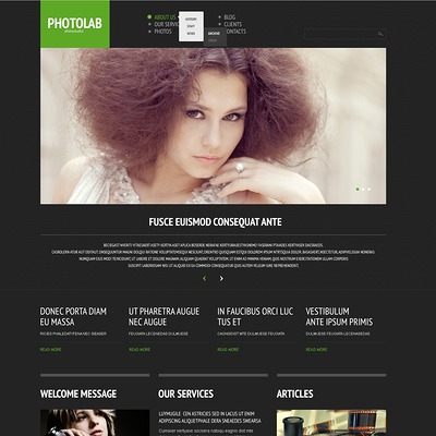 Photo Studio Responsive WordPress Theme (WordPress theme for photogaphers) Item Picture
