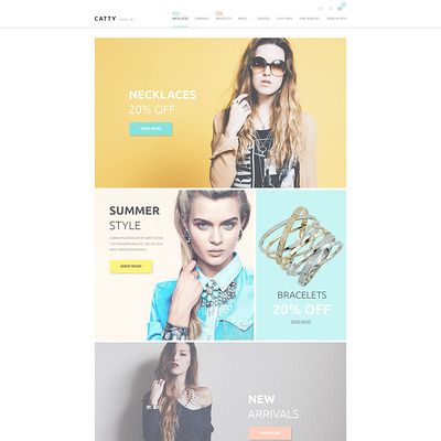 Precious Jewelry Magento Theme (Magento theme for selling jewelry and watches) Item Picture