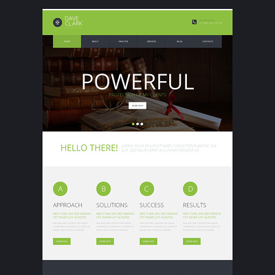 Private Lawyer WordPress Theme (WordPress theme for lawyers and law firms) Item Picture