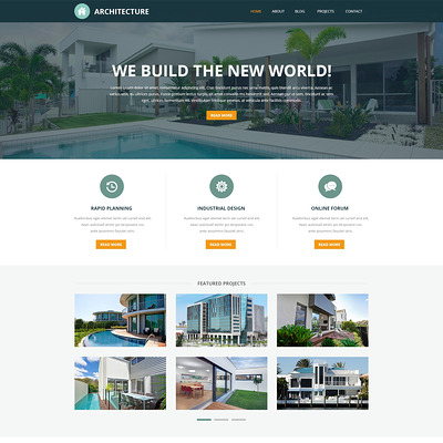 Pro Architectural Designs Joomla Template (Joomla template for architecture ) Item Picture