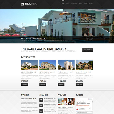 Real Estate Agency Responsive Joomla Template (Joomla theme for real estate) Item Picture