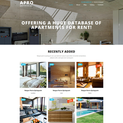 Real Estate Business Joomla Template (Joomla theme for real estate) Item Picture
