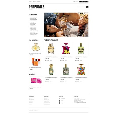 Responsive Perfumes Store PrestaShop Theme (PrestaShop theme for makeup, cosmetics, perfume, and beauty products) Item Picture