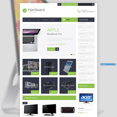 Free And Premium Shopify Themes For Online Electronics Stores