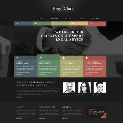 Solid Law Firm WordPress Theme (WordPress theme for lawyers and law firms) Item Picture