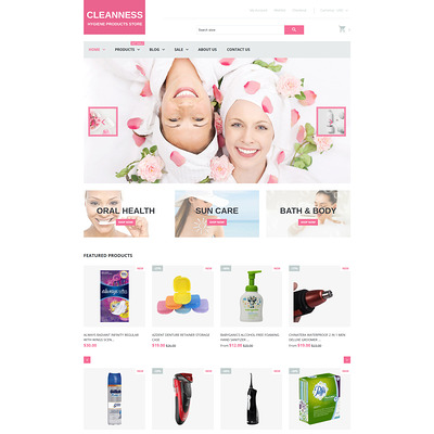 Spa Accessories Responsive Shopify Theme (Shopify theme for cosmetics and beauty products) Item Picture