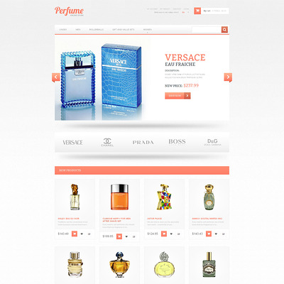 Subtle Fragrance Magento Theme (Magento theme for hair and beauty products) Item Picture