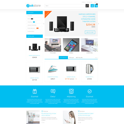 Tech Gear PrestaShop Theme (PrestaShop theme for electronics stores) Item Picture