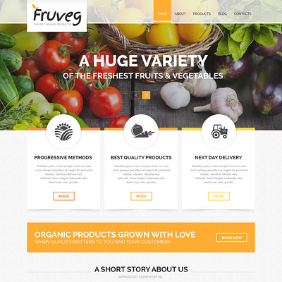 The Best Organic Products Joomla Template (Joomla theme for agriculture and farms) Item Picture