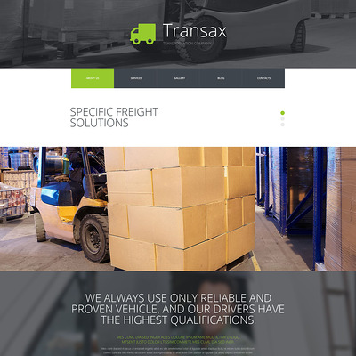 Transax Joomla Template (Joomla template for transportation) Item Picture