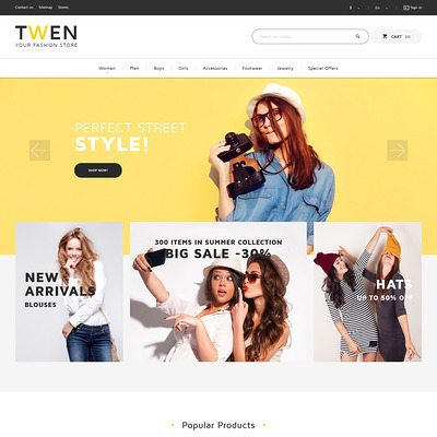 Twen (PrestaShop theme for womens clothing) Item Picture