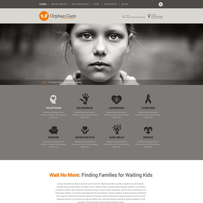 Uniting Families WordPress Theme (charity WordPress theme) Item Picture