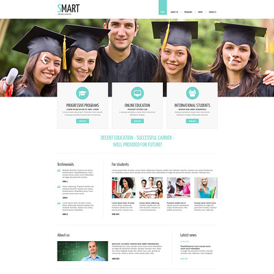University Responsive Drupal Template (Drupal theme for education) Item Picture