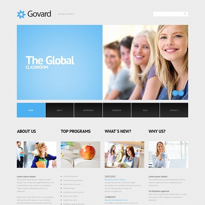 University Responsive WordPress Theme (education WordPress theme) Item Picture