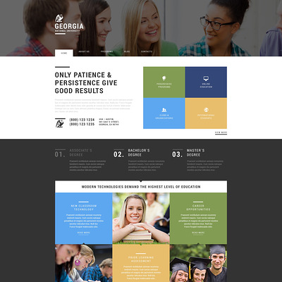 University WordPress Theme (education WordPress theme) Item Picture