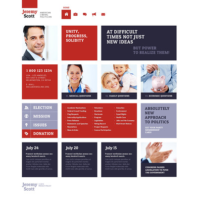 Updating Business Website WordPress Theme (WordPress theme for politics) Item Picture