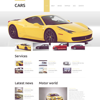 Vehicles Business Drupal Template (Drupal theme for car, vehicle, and automotive websites) Item Picture