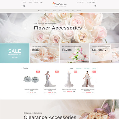 Weddessa (PrestaShop theme for wedding stores) Item Picture