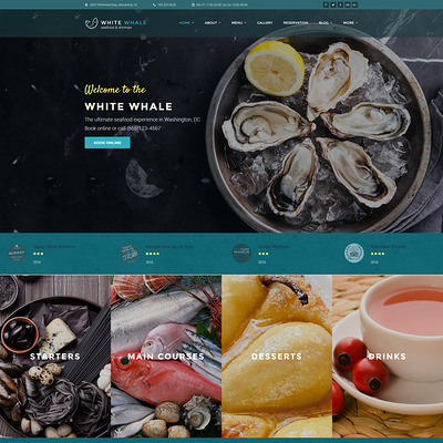 White Whale (WordPress theme for restaurants) Item Picture