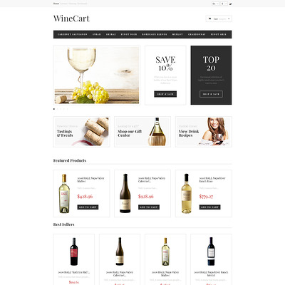 Wine Love PrestaShop Theme (PrestaShop theme for liquor, alcohol, beer, and wine stores) Item Picture