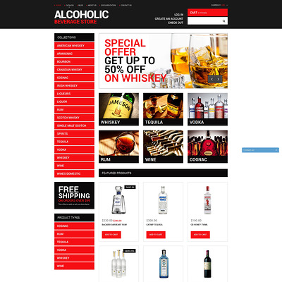 Your Beverage Store Shopify Theme (Shopify theme for wine, coffee, juice, tea, and other drinks) Item Picture