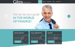 best financial websites joomla templates feature