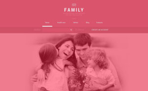 best joomla templates family websites feature