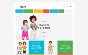 best prestashop themes clothing babies kids children stores feature