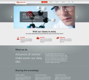 best science wordpress themes feature