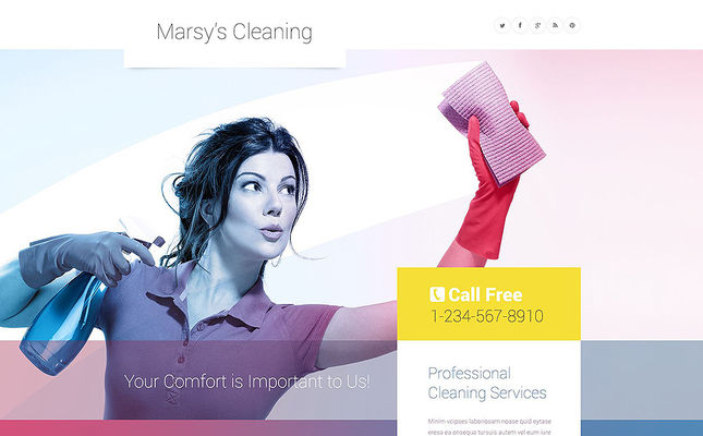 best wordpress themes maid services cleaning companies feature