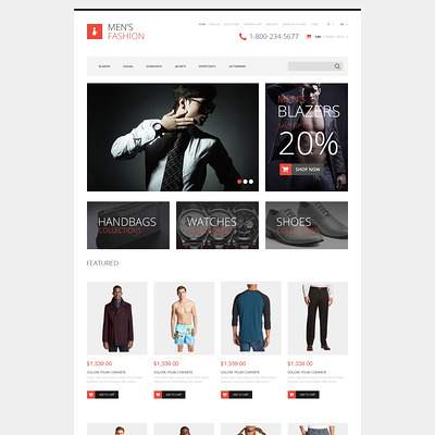 Apparel Responsive OpenCart Template (OpenCart theme for clothing stores) Item Picture