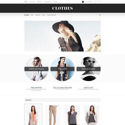 Apparel Responsive OpenCart Template (OpenCart theme for clothing stores) Item Picture