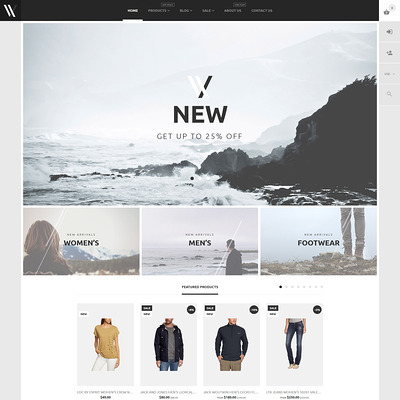 Apparel Shopify Theme (parallax Shopify theme) Item Picture