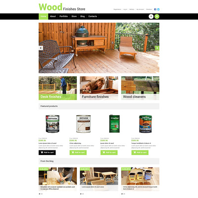 Best Wood Finishes Store WooCommerce Theme (WooCommerce theme for home improvement and construction supplies) Item Picture