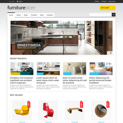 Comfortable Furniture WooCommerce Theme (WooCommerce theme for furniture stores) Item Picture