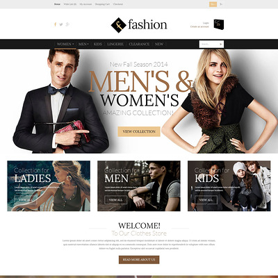 Fashion Board OpenCart Template (OpenCart theme for clothing stores) Item Picture