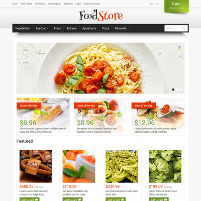 Food Shop OpenCart Template (OpenCart theme for selling food and spices) Item Picture