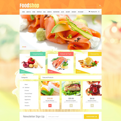Food Shop WooCommerce Theme (WooCommerce theme for selling food and spices) Item Picture