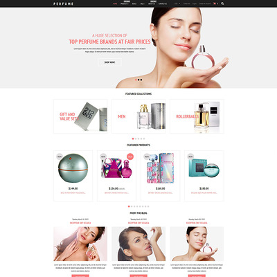 Fragrance Store Shopify Theme (parallax Shopify theme) Item Picture