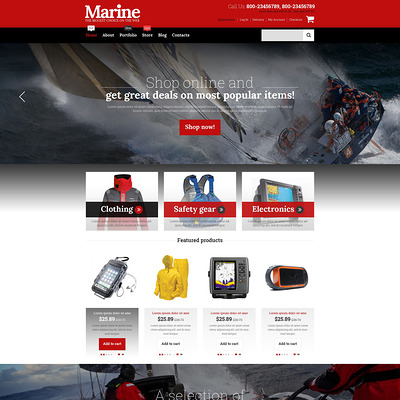 Get Stylish Online Store WooCommerce Theme (WooCommerce theme for sports, gym, and fitness stores) Item Picture